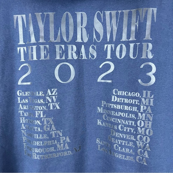 Taylor Swift 2023 The Eras Tour Soft Interior Hoodie Large - Picture 3 of 5